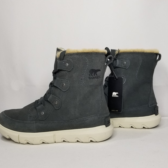 Sorel Women's Explorer Next Joan Waterproof Boots  Size 7 Grill Fawn NWT - Picture 1 of 8